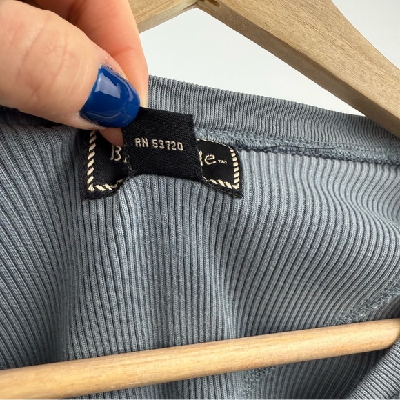 Vintage Bit & Bridle Ribbed Long Sleeve Henley – Made in Korea, Size M - Picture 4 of 5